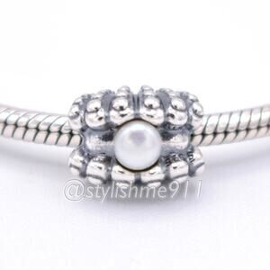 Authentic PANDORA One of a Kind Shell Charm - 791134P